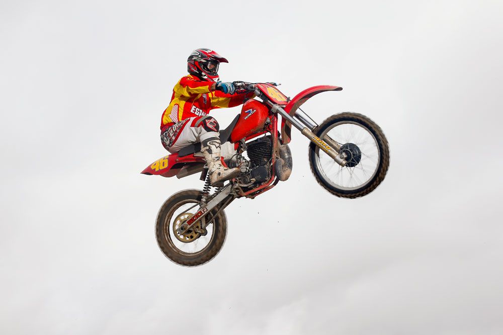 Prueba de la Honda CR 500 1984
