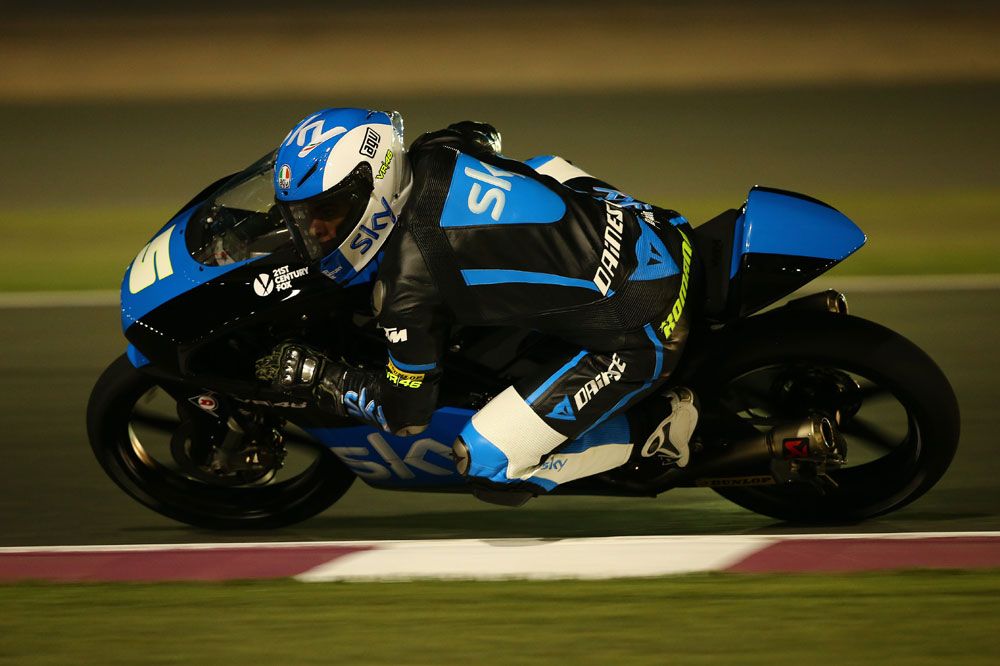 Romano Fenati y Sandro Cortese controlan el FP3 de Moto3 y Moto2