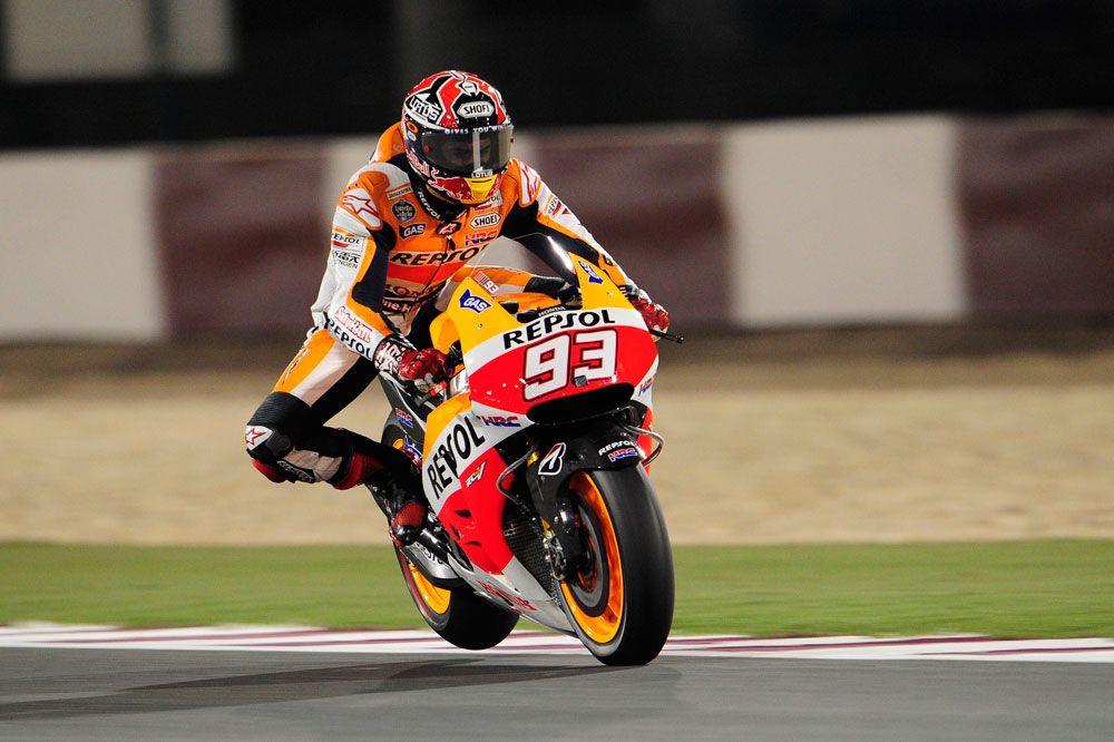 Entrevista a Marc Márquez tras lograr la pole en Qatar