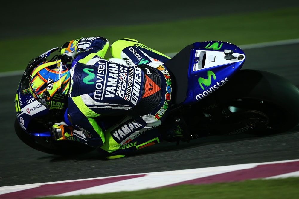 Entrevista a Valentino Rossi tras los cronometrados en Qatar