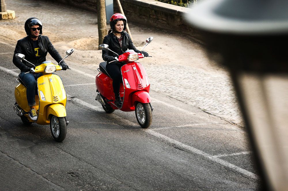 Prueba de la Vespa Sprint 125