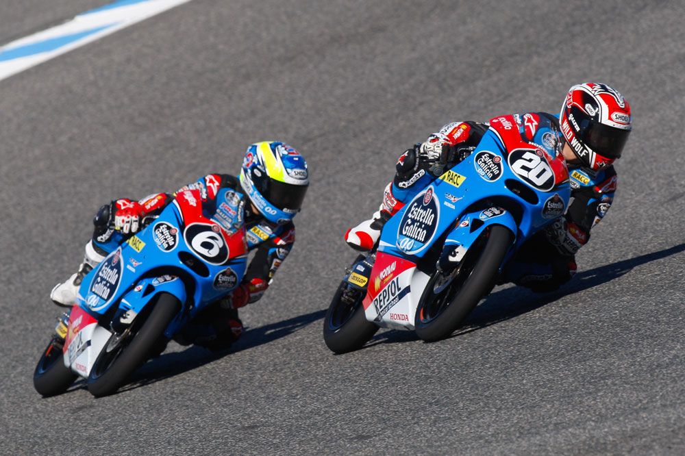 Fabio Quartararo y María Herrera se reparten las victorias en Moto3