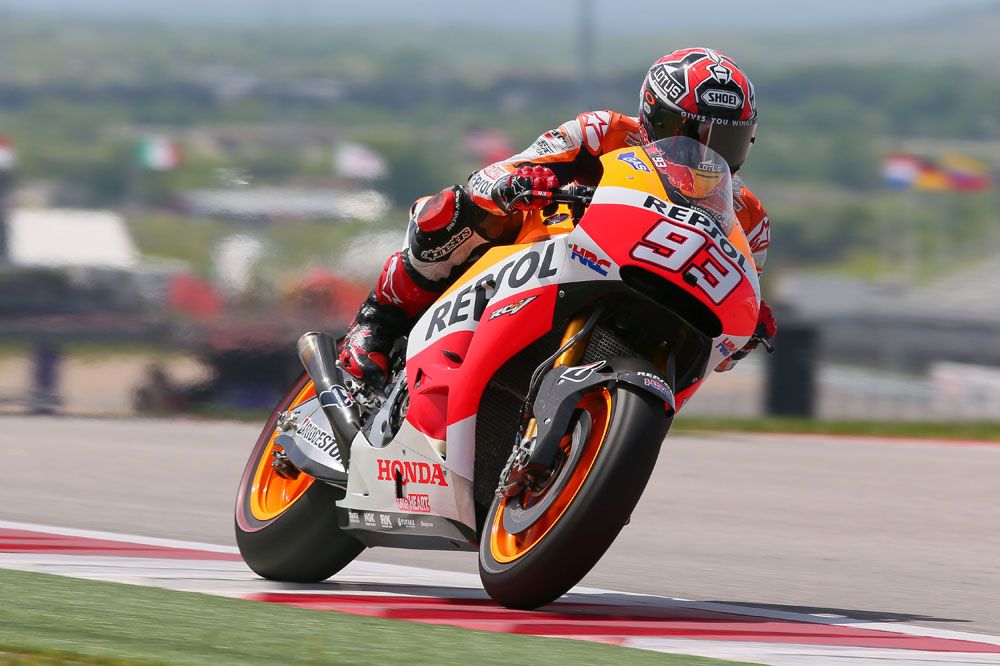 Marc Márquez no encuentra rival en el Circuito de las Américas