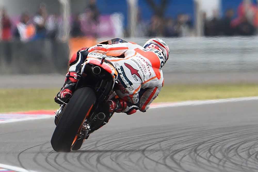 Habla Marc Márquez, el más rápido el primer día en Argentina