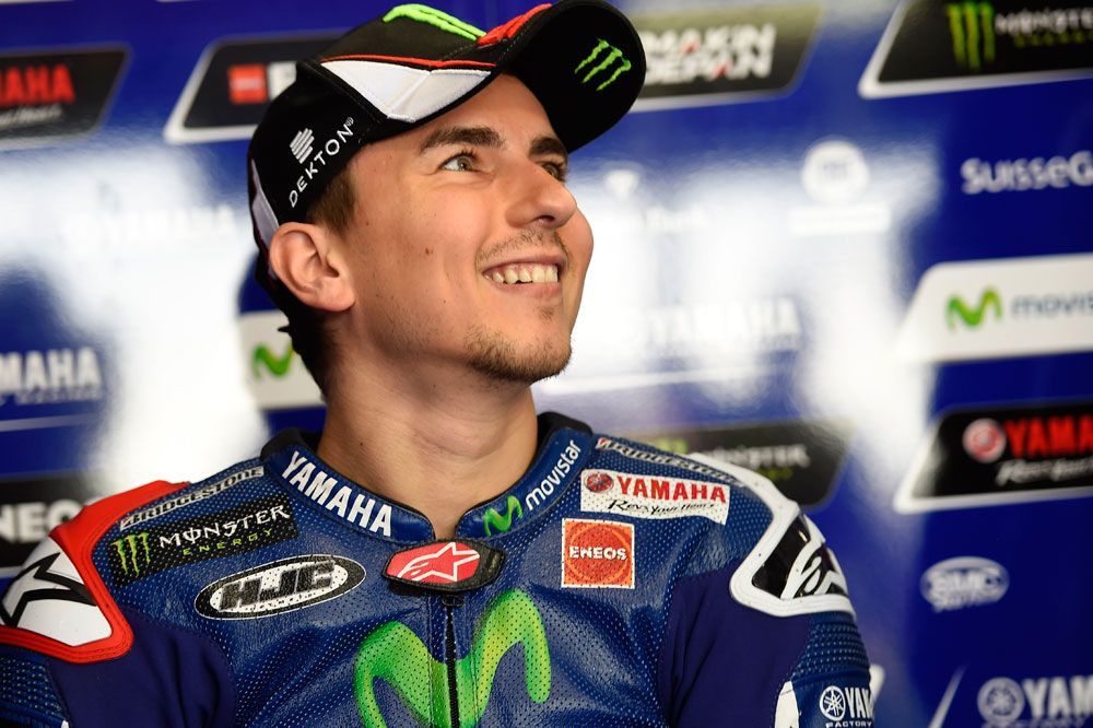 Jorge Lorenzo antes del Gran Premio de España en Jerez