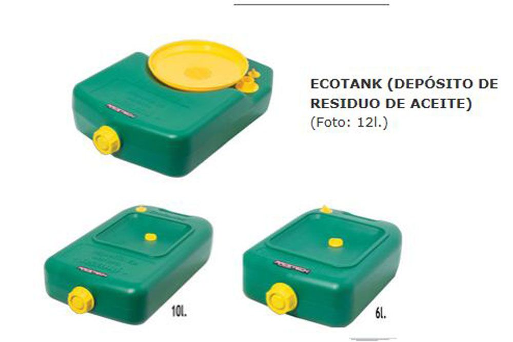 Ecotank, depósito para residuos aceite