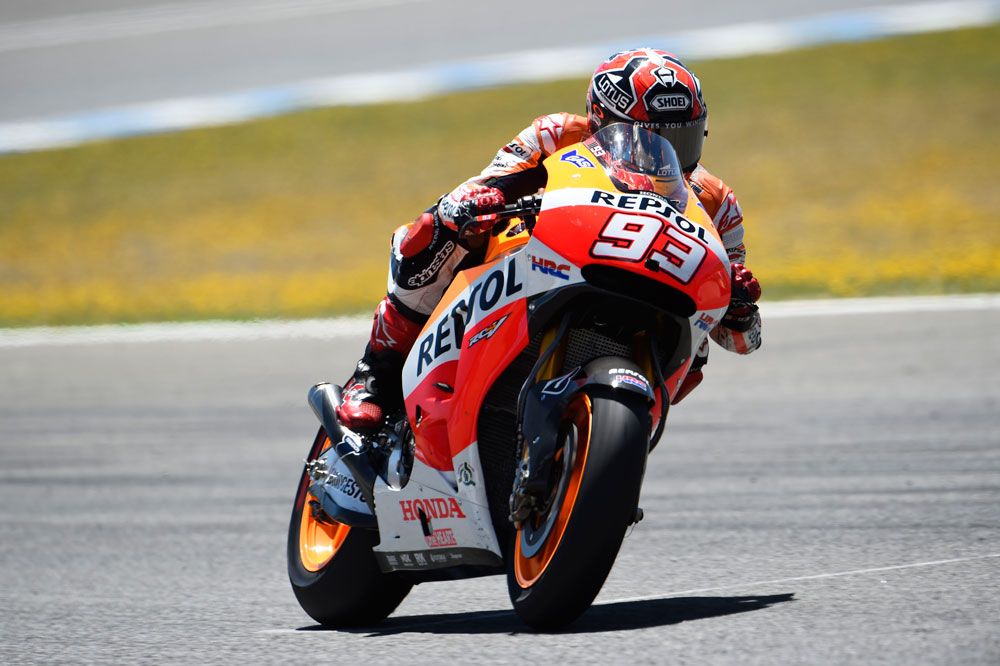 Marc Márquez lidera los primeros libres de MotoGP