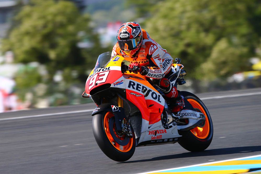 Marc Márquez, el hombre a batir el primer día en Le Mans