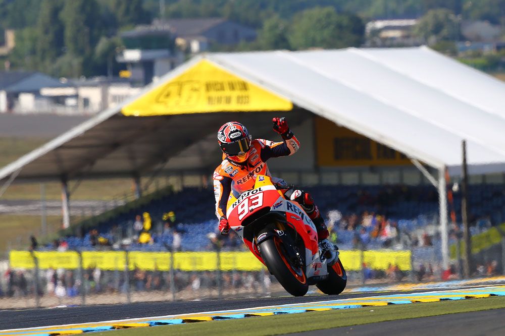 Entrevista a Marc Márquez tras el primer día en Le Mans