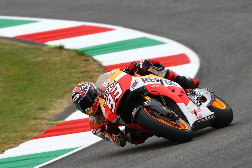 Marc Márquez, el hombre a batir el primer día en Italia
