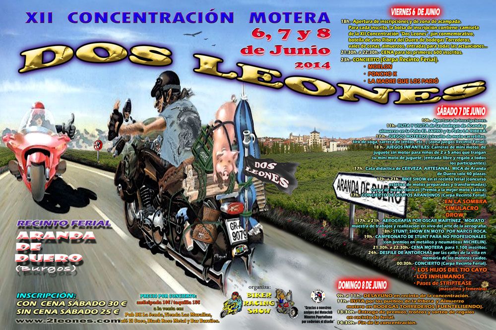 XII Concentración Motera Dos Leones