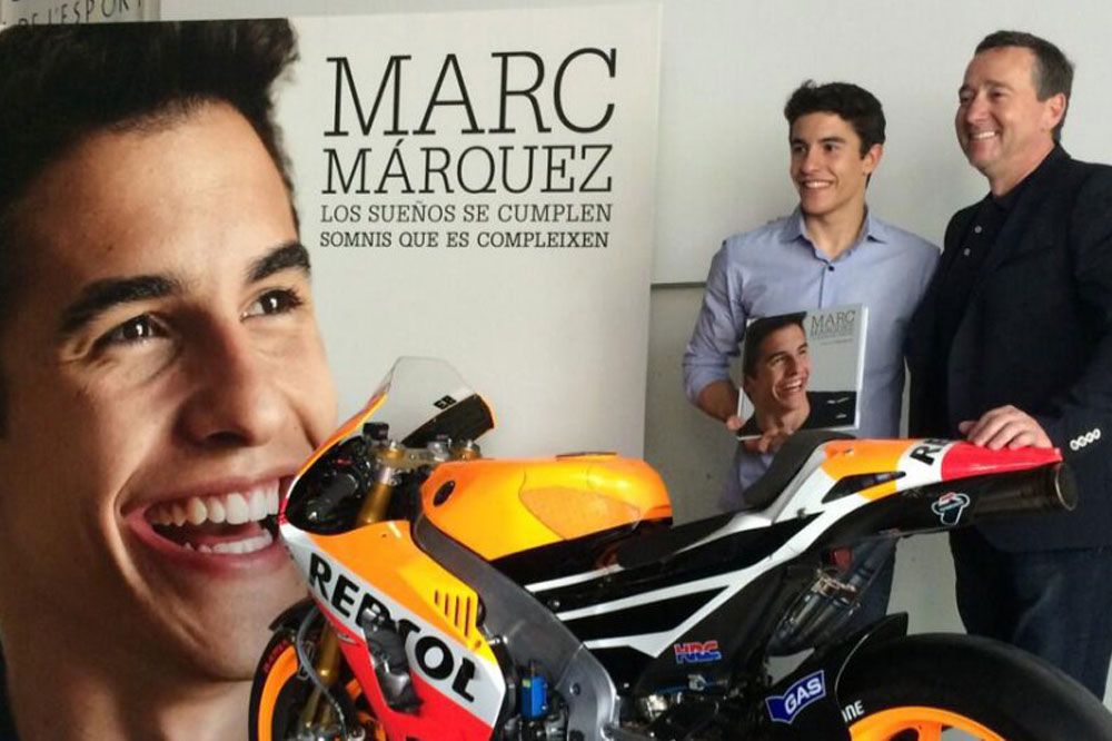 Marc Márquez presenta su biografía oficial