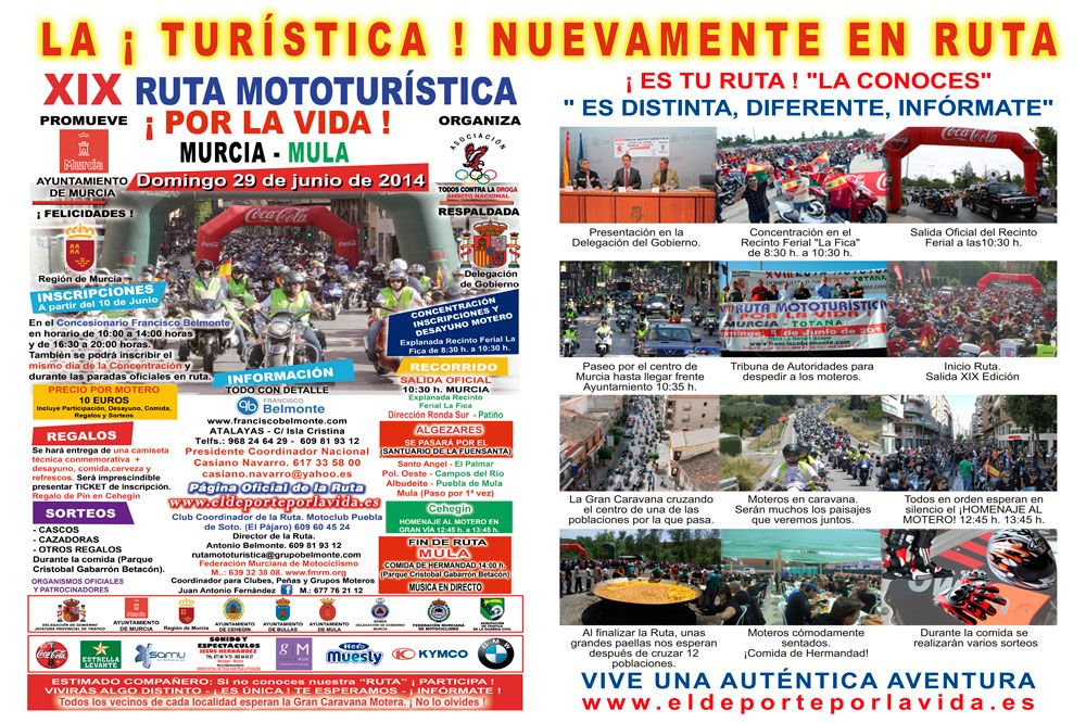 XIX Ruta Mototurística ¡Por la Vida!