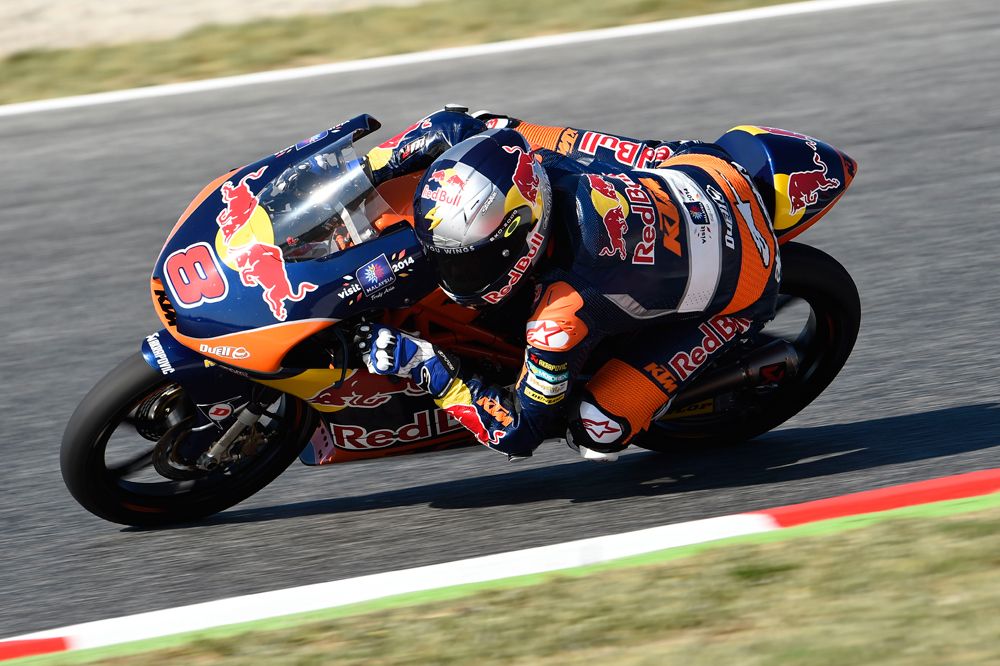 Jack Miller controla el FP3 de Moto3