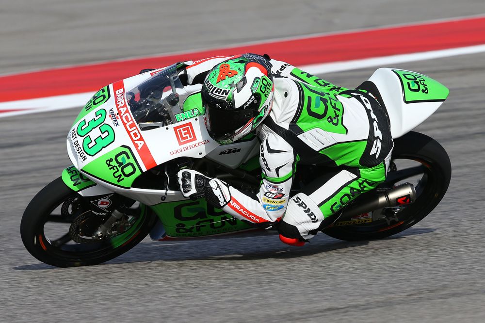 Enea Bastianini sorprende en el FP2 de Moto3