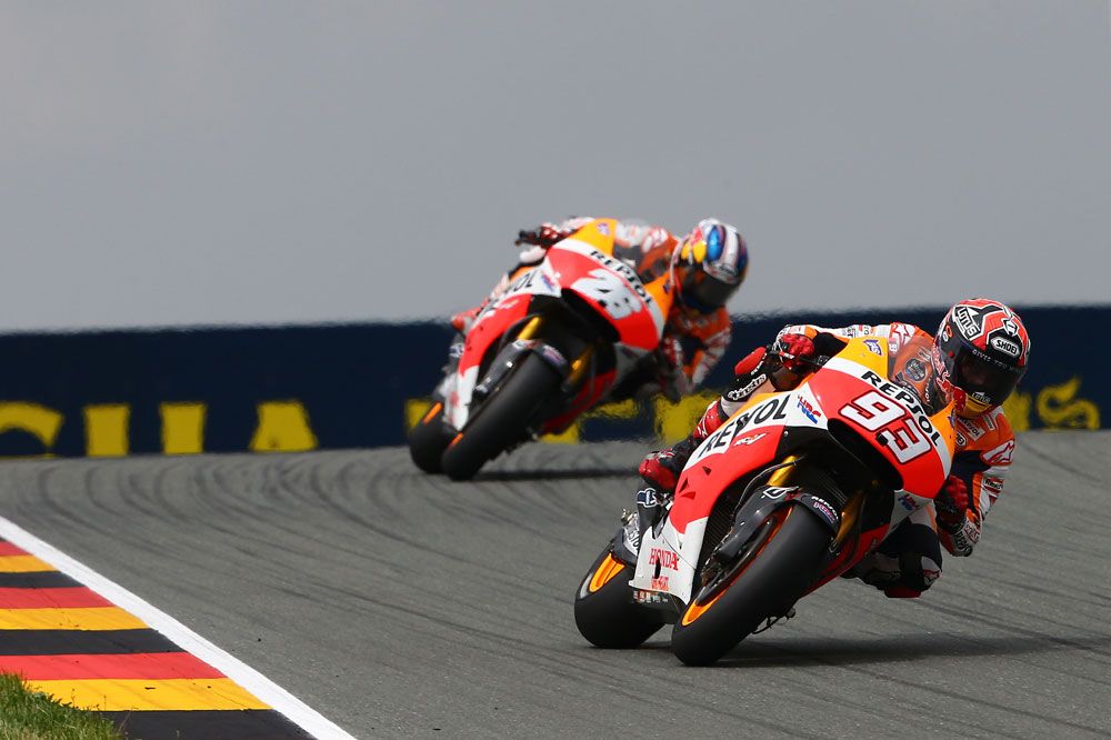 Márquez suma la novena en Sachsenring