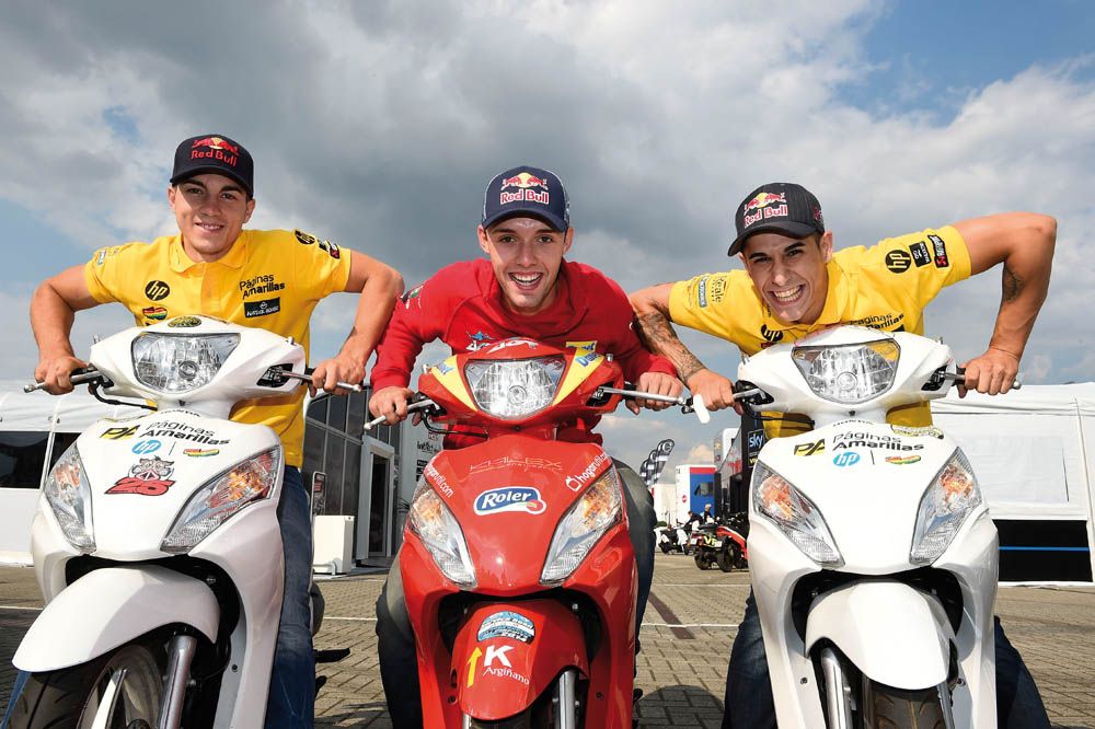 Viñales, Folger y Salom, los novatos voladores de Moto2