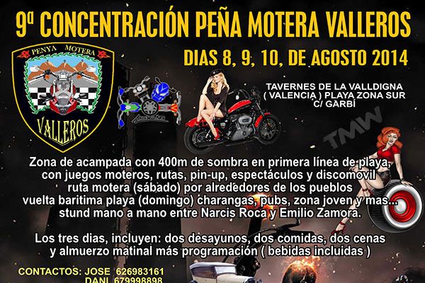 IX Concentración Penya motera Valleros