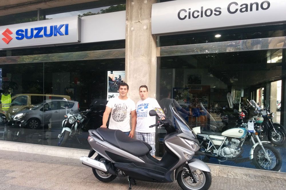 Suzuki Burgman 125, ¡entregado!