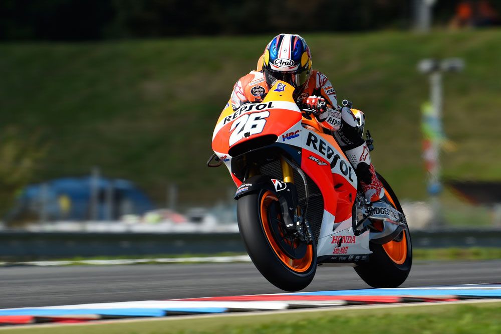 Dani Pedrosa brilla en los terceros libres