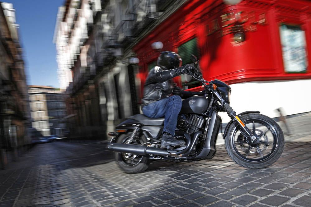 Harley-Davidson Street 750. Prueba