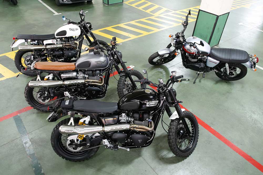 Las motos, en el garaje