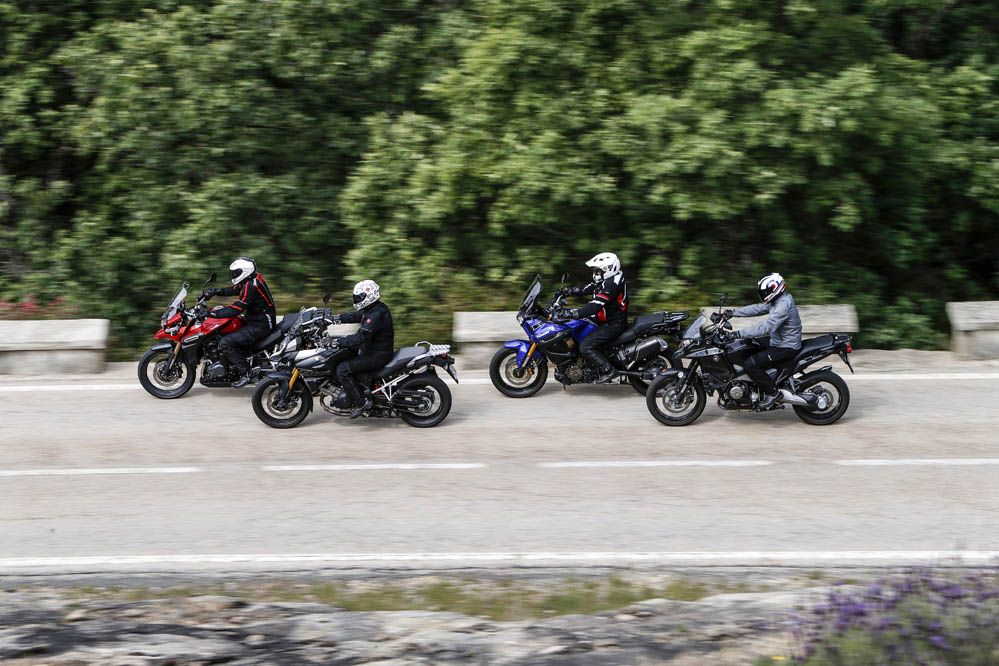 Comparativa maxitrail: Honda Crosstourer, Suzuki V-Strom 1000, Triumph Tiger Explorer y Yamaha XTZ 1200 Super Tenere