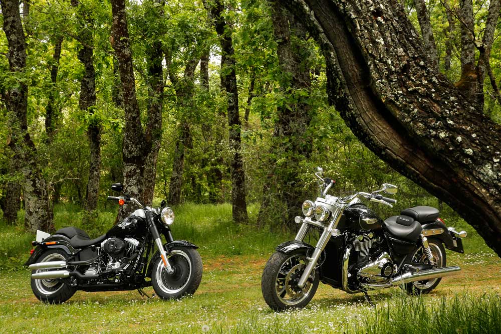 Comparativa Harley-Dadvison Fat Boy Special - Triumph Thunderbird Commander