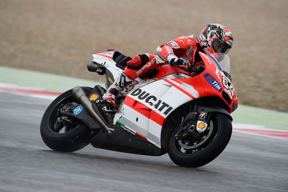 Dovizioso, el mejor sobre el asfalto mojado de Misano
