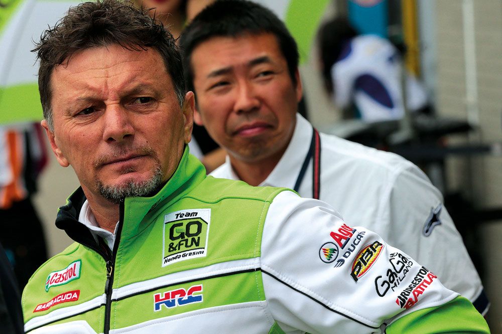 Fausto Gresini: Estar con Aprilia es un sueño