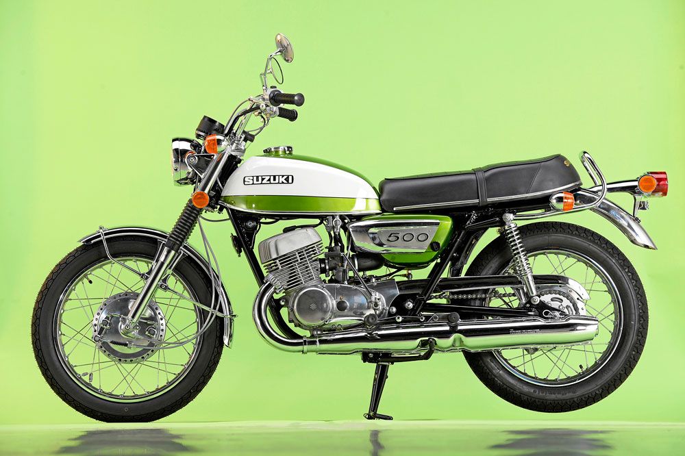 Motos clásicas: Suzuki T500J