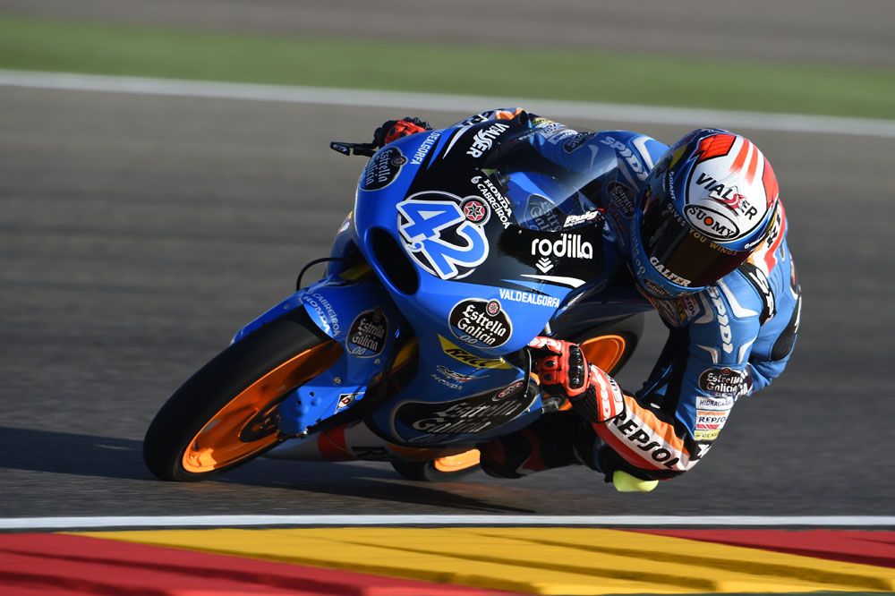 Rins buscará la victoria en Aragón desde la pole