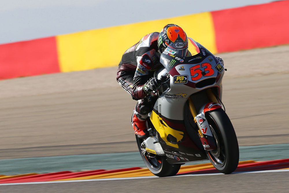Tito Rabat, el mejor el primer día en Aragón