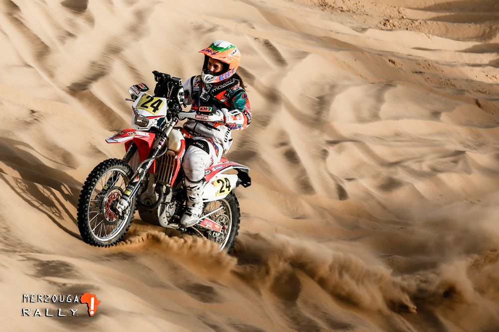 Laia Sanz gana la etapa prólogo en el Merzouga Rally