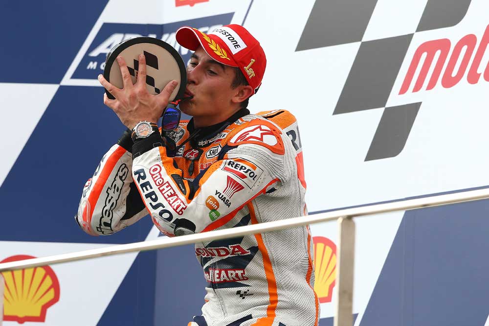 Marc Márquez: Estoy contento de igualar el récord de Mick Doohan