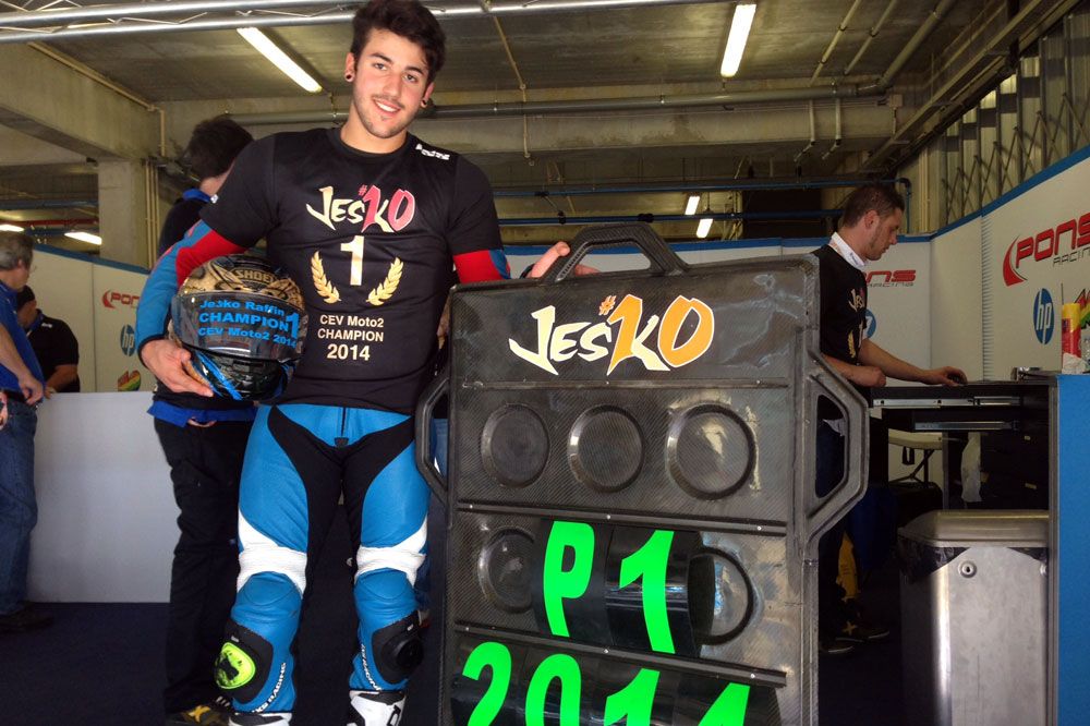 Jesko Raffin campeón del CEV Moto2