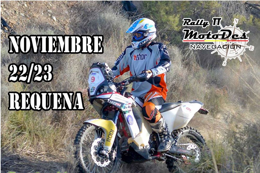 Requena escenario de la cuarta prueba del Nacional de Rally TT