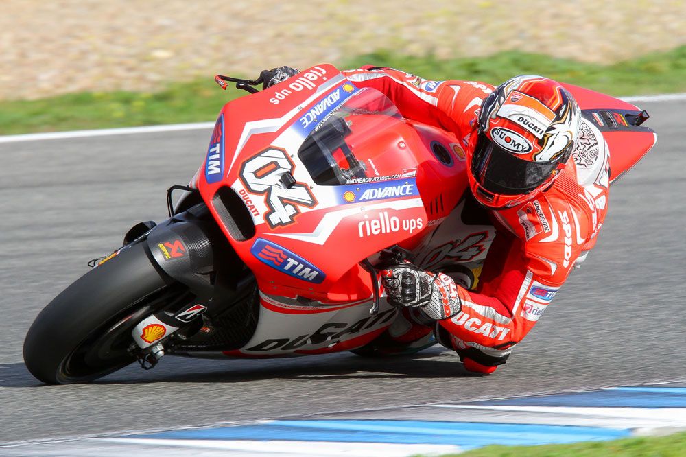 Las Ducati lideran el tercer día de test en Jerez