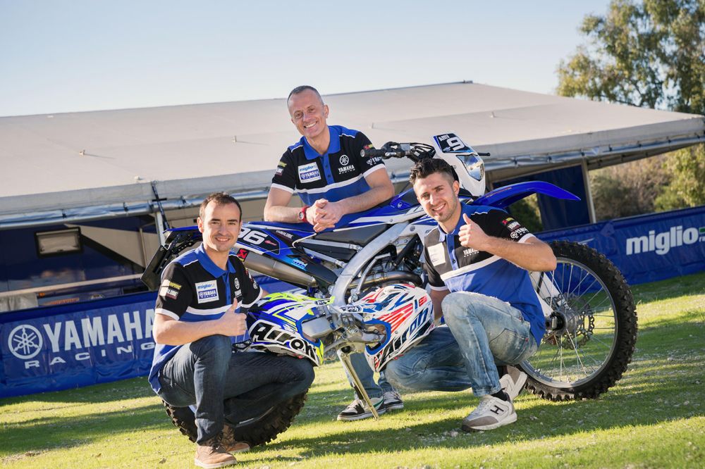 Cristóbal Guerrero y Gianluca Martini, pilotos de Yamaha en el Mundial de Enduro