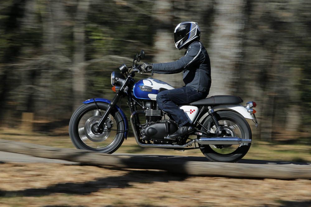 Triumph Bonneville T214. Prueba