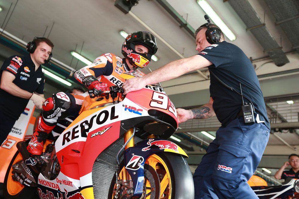 Marc Márquez: Cuando he visto el 1,58 me he sorprendido