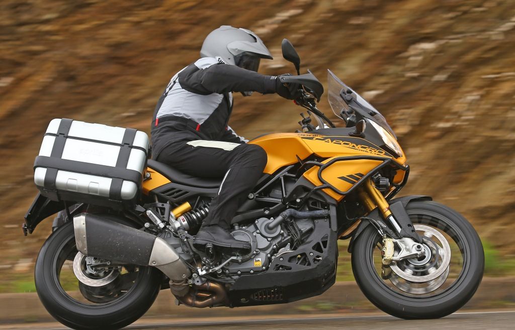 Aprilia Caponord 1200 Rally. Prueba
