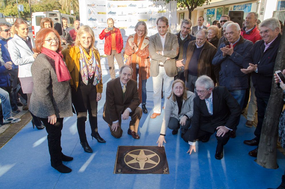 Francisco Pacheco tercera estrella del Paseo de la Fama de Jerez
