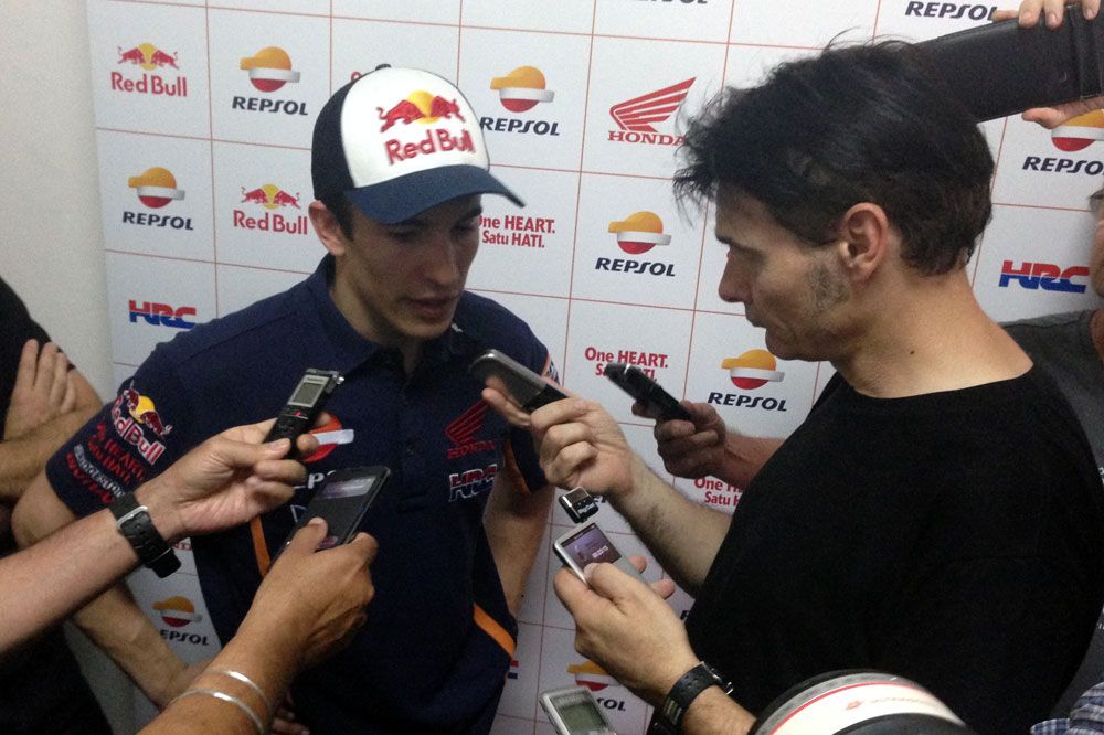 Márquez: Día 2 o cómo recuperar el tiempo pérdido Márquez: Día 2 o cómo recuperar el tiempo pérdido