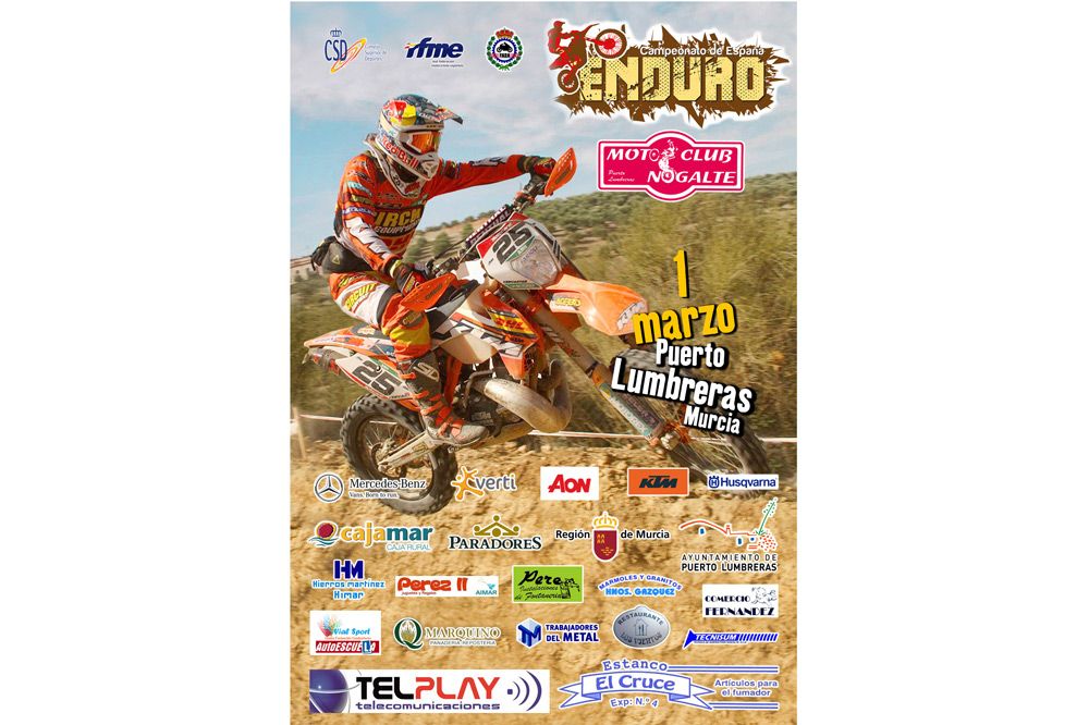 Puerto Lumbreras acoge la primera prueba del Nacional de Enduro