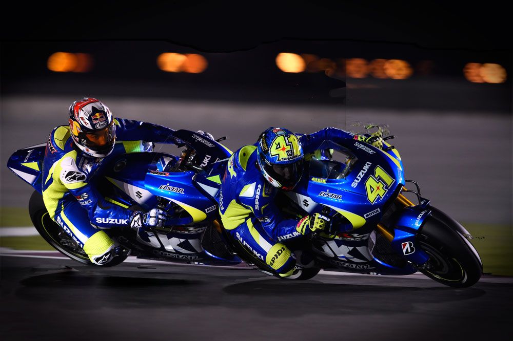 Promoción de Suzuki para asistir a los Grandes Premios de Jerez y Montmeló