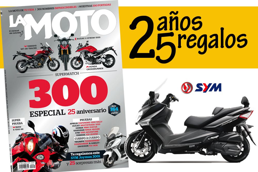 Aniversario revista LA MOTO: 25 años, 25 regalos