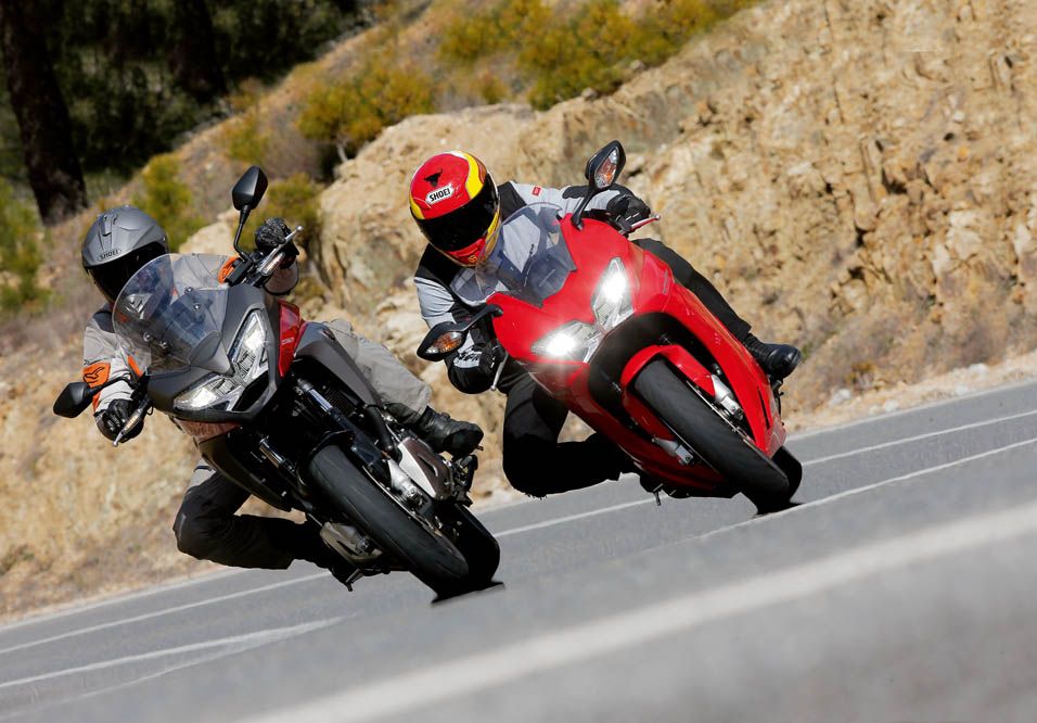 Comparativa: Honda VFR800F y Honda VFR800X Crossrunner