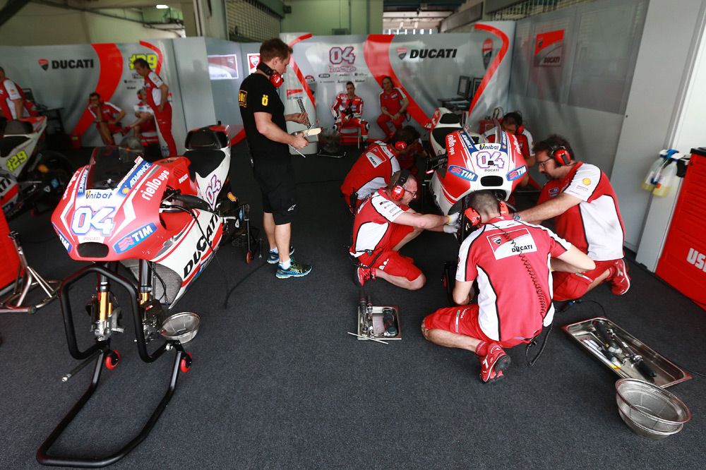Reducción de combustible para Ducati