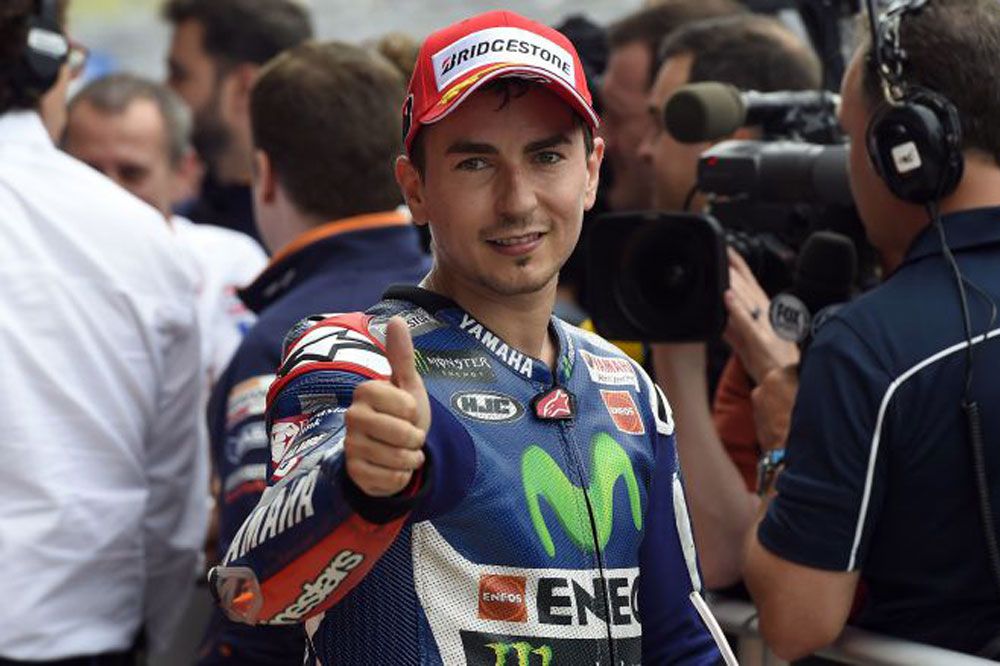 Jorge Lorenzo: No esperaba estar en primera línea